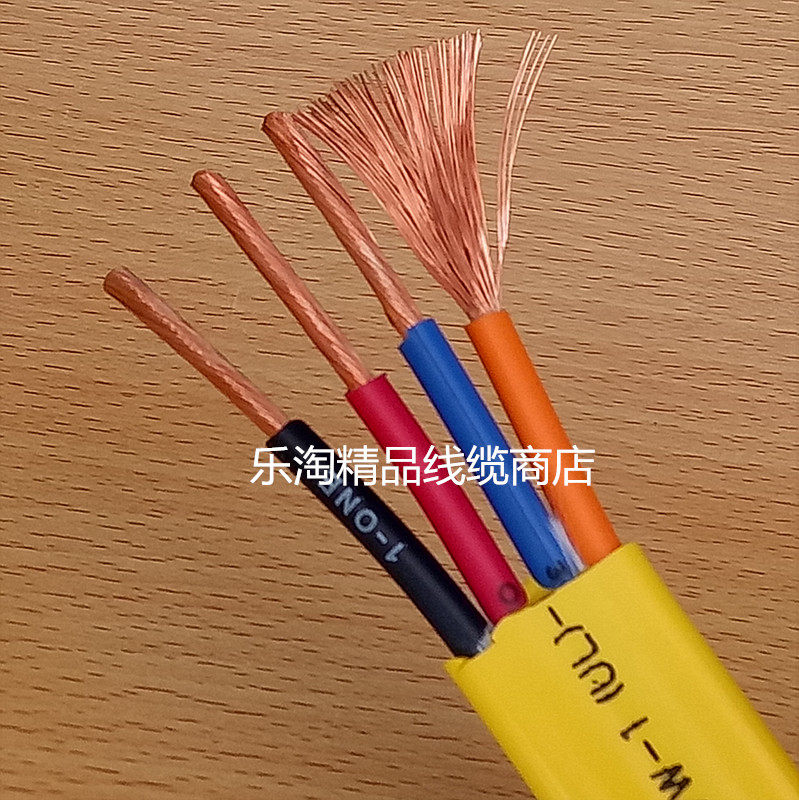 American4 core 10AWG 5 3 square flat type imported cable oil resistant and soft and cold resistant ultra slim 6