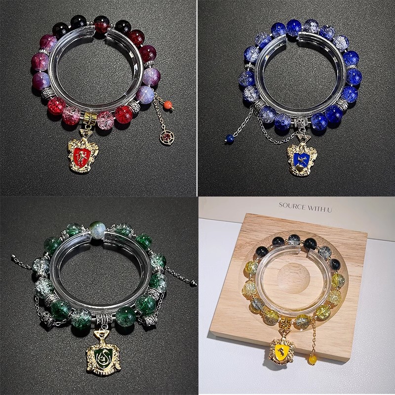 Harry Potter Themed Bracelets: Slytherin, Gryffindor, Ravenclaw, and the Four Houses Bracelet