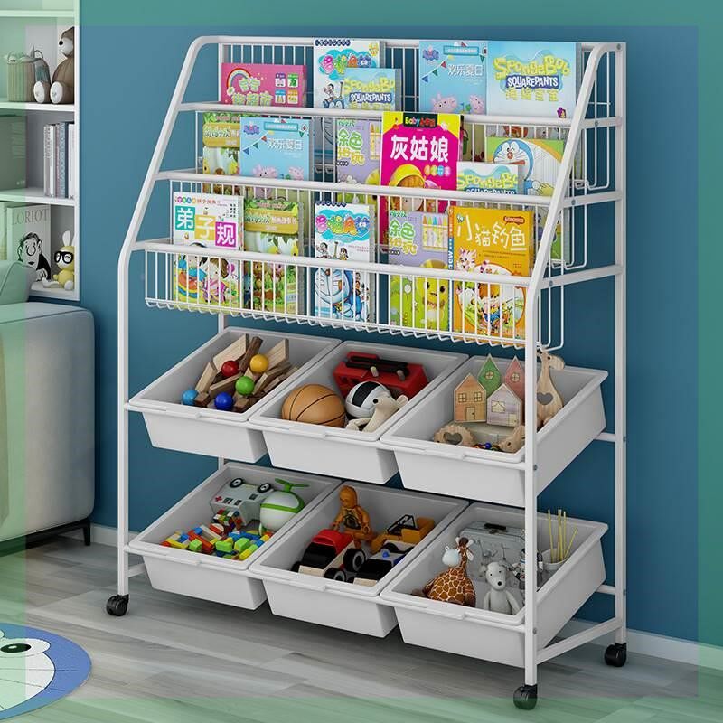 Xinjiang children s n - 98 playchildren draw a small frame of frame bookshelves landing baby's easy - to - place shelves