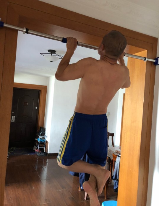 Punch-free wall home fitness equipment bedroom hanging bar door horizontal bar home indoor wall pull-up device