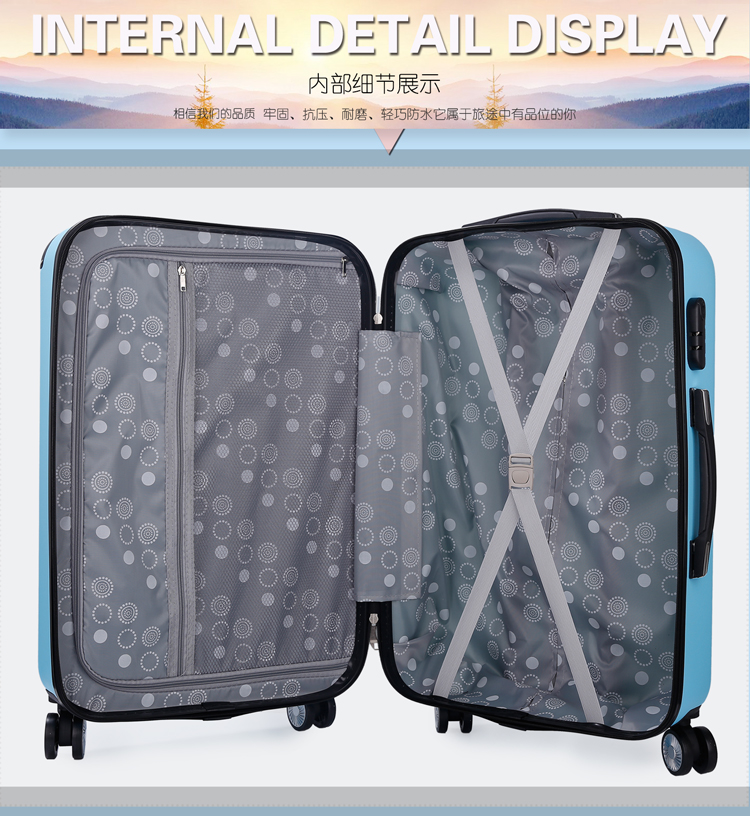 Sinh viên hành lý phổ quát bánh xe đẩy trường hợp nam và nữ vali 20 inch mật khẩu trường hợp 22 inch 24 inch da hộp thủy triều vali kéo cho bé