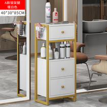 Barber shop tool cabinet Hair salon special tool table Beauty salon multi-function shelf Hair salon small hair cutting cabinet