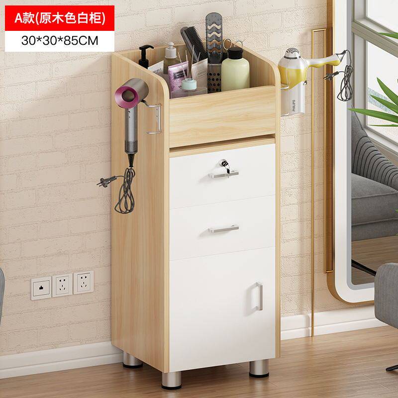 Hair salon cabinet beauty salon product tool car cabinet floor-to-ceiling with drawer locker movable barber cabinet