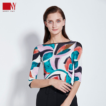 Narts Latin dance suit national standard dance blouses womens new dancing elastic shirts adult morden dance practice