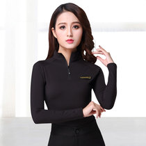 Dambo Romorden Womens Dress Dancer Dancing Long Sleeve Dance Adult Black Latin Dance Training Suit New Practice