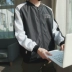 Áo khoác nam mùa thu phiên bản Hàn Quốc của xu hướng tự tu đẹp trai hoang dã sang trọng áo khoác sinh viên giản dị quần áo siêu lửa khoác bomber nam Đồng phục bóng chày