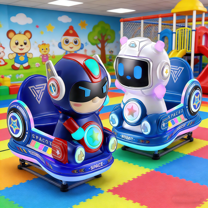 2026 New Model Commercial Coin-Operated Rocking Car for Supermarket Entrances, Children's Home Swing Machine, Baby Electric Scan Code Toy