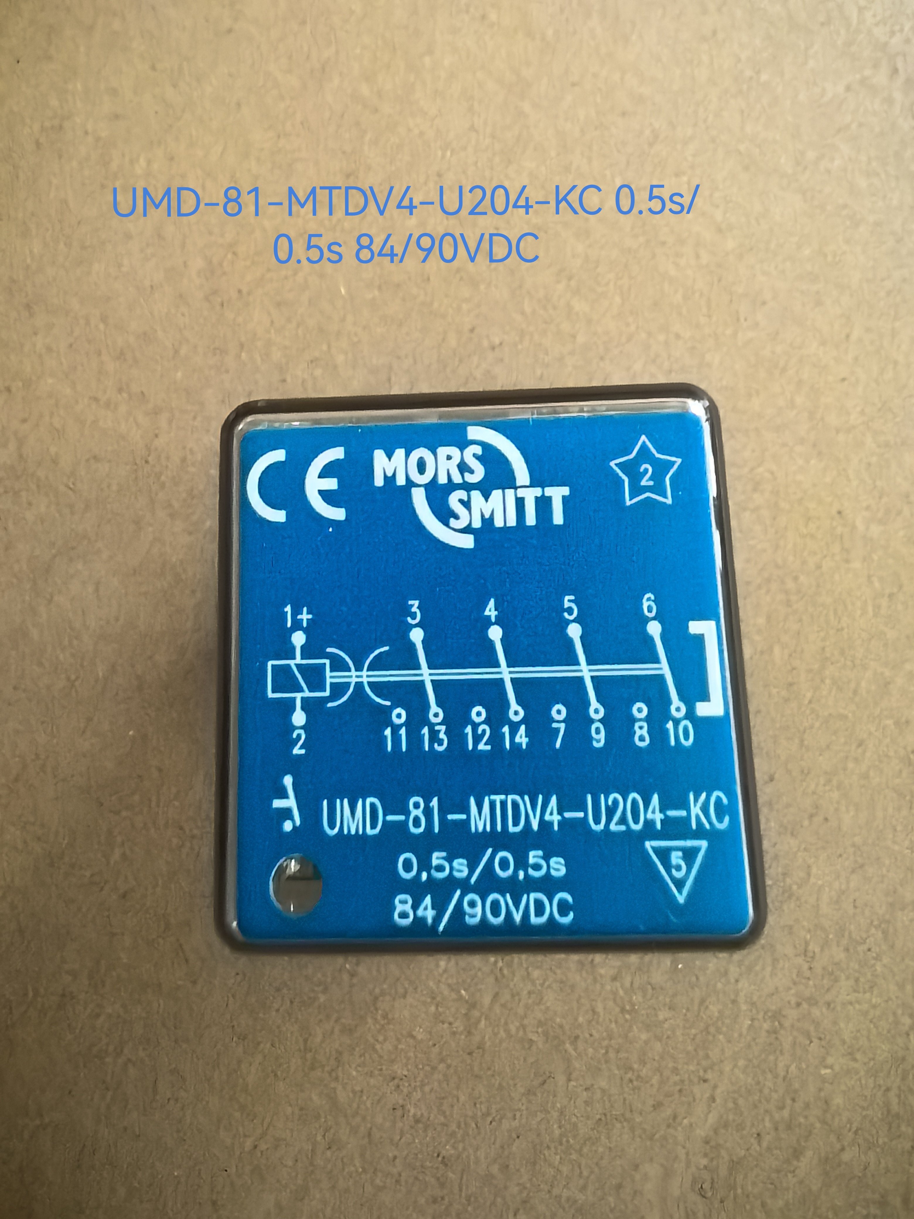MORS SMITT UMD-81-MTDV4-U204-KC 0.5s/0.5s 84/90VDC 继电器-淘宝Taobao | 天猫Tmall