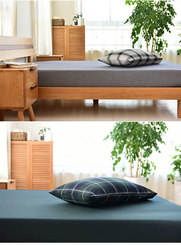 gối bông Nhật Bản nhỏ gọn 43x63 bông gối bìa mang gối lông vũ rửa Gối Gối - Gối trường hợp gối kê cổ