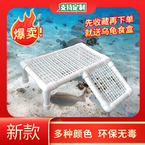 Turtle drying platform climbing platform fish tank landscaping suction cup floating island turtle tank homemade climbing high water level sun back table grass turtle water turtle