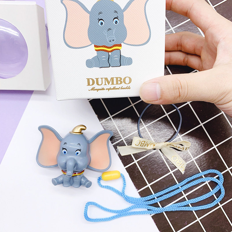 Dumbo mosquito repellent anti-mosquito buckle Children's aromatherapy ball Baby baby drive snap artifact portable bracelet pendant shaking sound