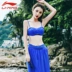 Li Ning Bikini ba mảnh áo tắm nữ chia tam giác ngực nhỏ thu thập áo gợi cảm áo tắm mùa xuân nóng bỏng nữ - Bikinis