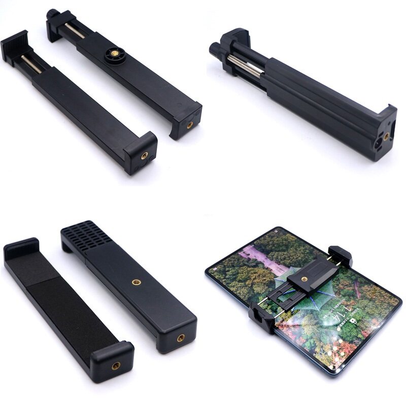Tablet Ipad Clips 1 4 Connectors Mobile Phone Live Tripod Tripod Head Accessories Fixed Clip Adjustment Prostrate-Taobao