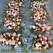 Wedding flower wall row flower wedding props simulation silk flower wedding scene layout floral arch flower stand decoration floral art