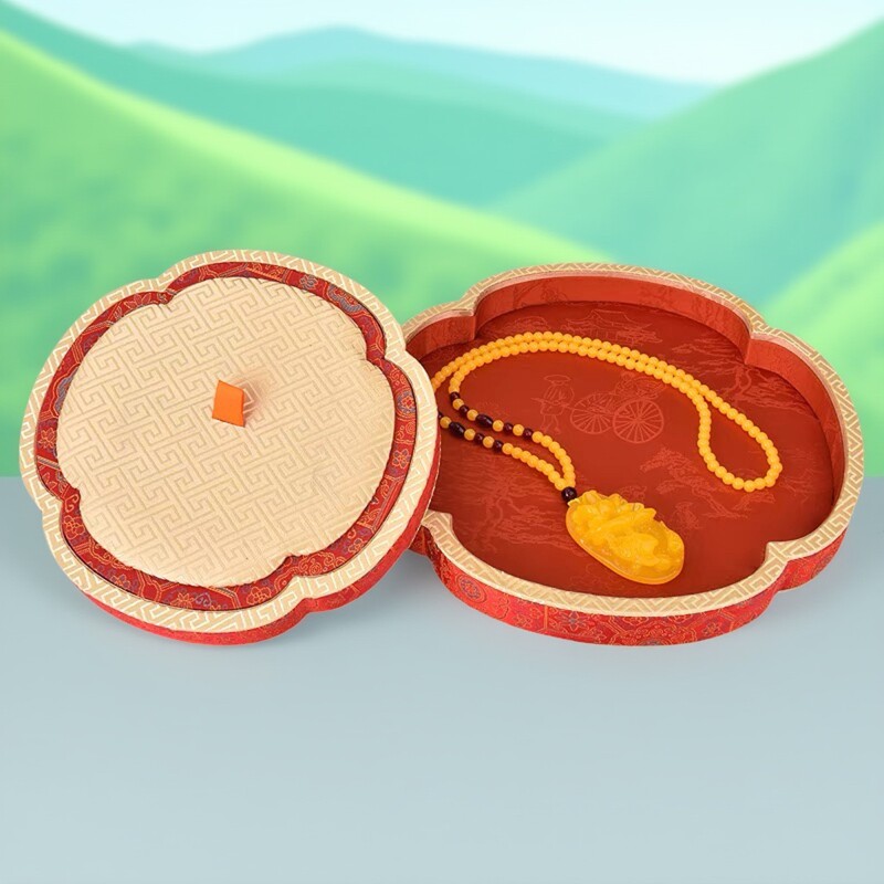 如何选择一款适合古风首饰收纳的中式宫廷风展示盘？