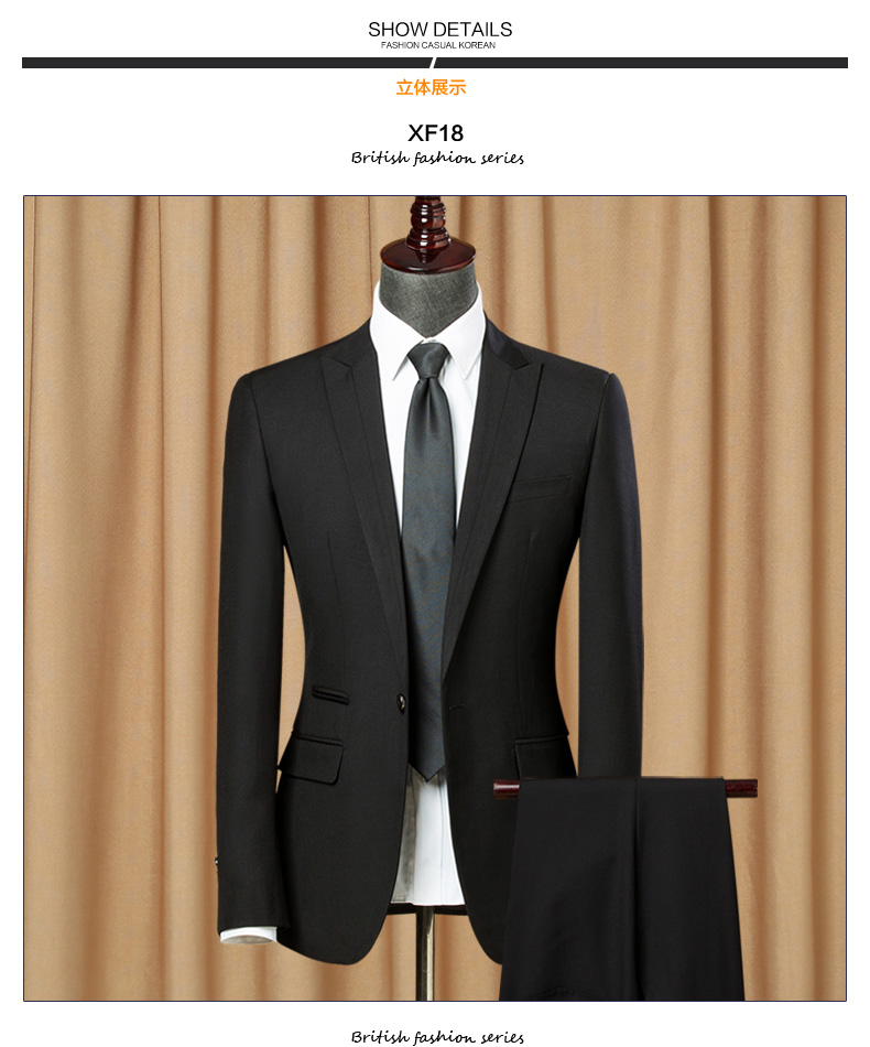 Bộ đồ vest nam phiên bản Hàn Quốc của bộ đồ tự học phù hợp với sinh viên đại học áo vest nam đẹp