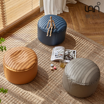 Home Sloth Couch Stool Small Mound Creativity Living Room Single Leather Art Day Style Tatami Round Changing Shoes Stool stool