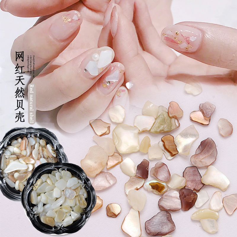 Special new web Red Japanese manicure nail ornaments Meicchia Shells Stone Abalone and Accessories Explosion in Meicchia Shop