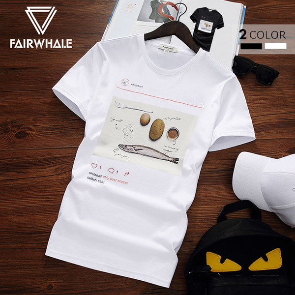 Mark Fairwhale 马克华菲 18年夏季新款 男式印花短袖T恤 天猫优惠券折后￥68包邮（￥118-50）