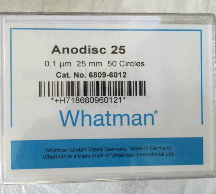 Whatman Anodisc氧化铝膜无机膜AAO模板6809-5002 6809-5012