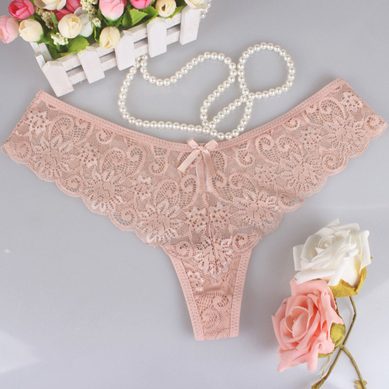 3 phụ nữ thong tải châu Âu và Mỹ đồ lót vô hình liền mạch gợi cảm chất béo ren MM kích thước lớn quần T quần lót lọt khe xuyên thấu