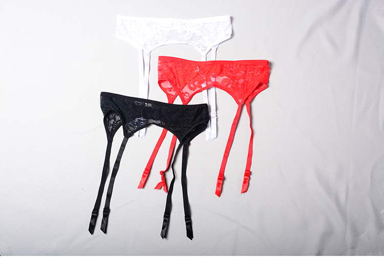 Sexy ren trong suốt garter sexy nữ Châu Âu và Mỹ đen cám dỗ vớ sling vớ với kích thước lớn sling