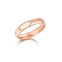 Titanium steel hand ornaments smooth rose gold ring Korean version of the ring Tide people jewelry a generation of mixed batch R-049
