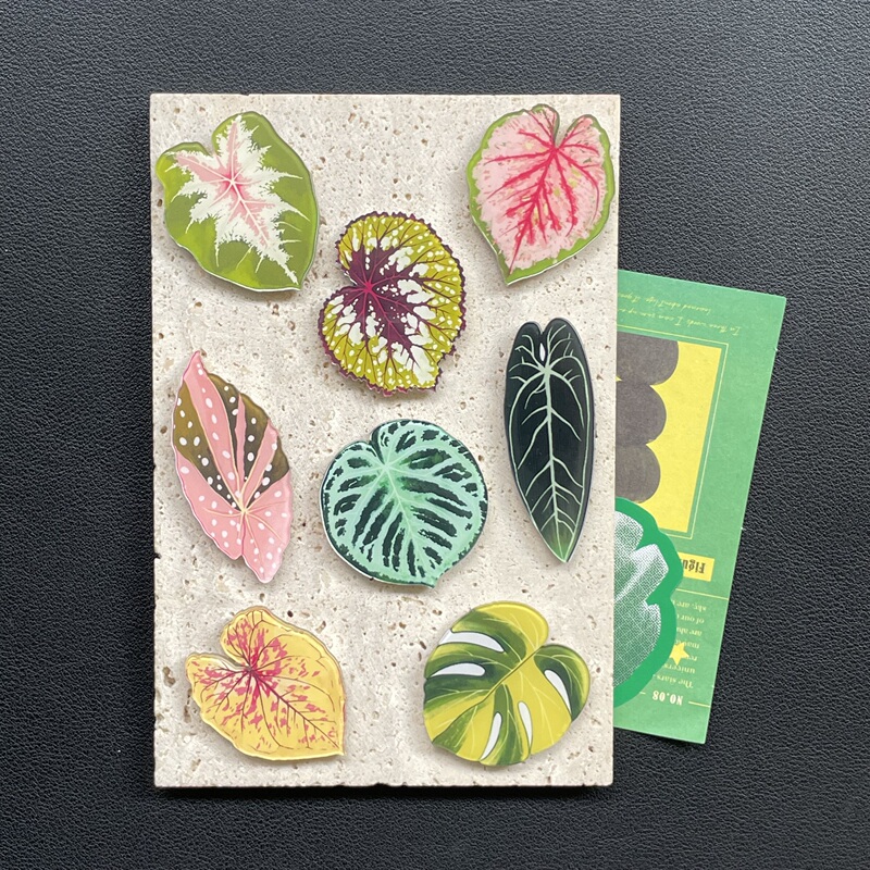 Crocs Shoe Accessories New Creative Shoe Charms Simulated Plant Leaves High-End Shoe Charms Suitable for Crocs Shoe Buckles DIY