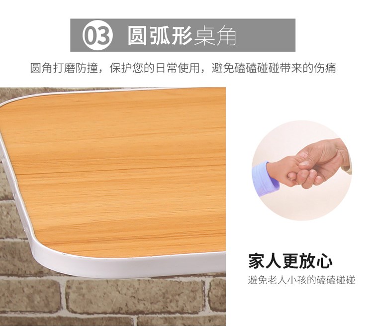 Bàn gấp nhỏ kích thước nhà gấp bàn đơn giản ngoài trời quầy hàng có thể gập lại bàn vuông bàn ăn tối di động - Bàn bàn gấp học sinh