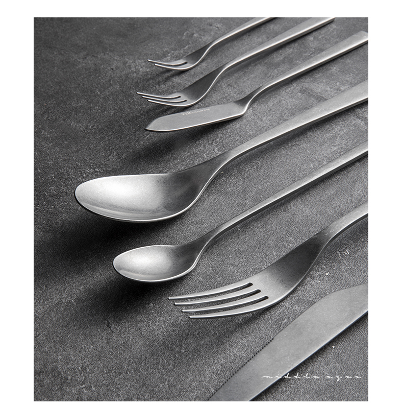 TaoDian household tableware suit wire drawing of stainless steel knife and fork spoon beefsteak the knife coffee spoon