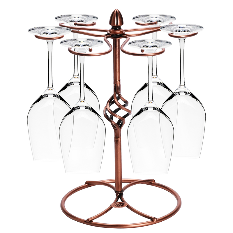 TaoDian red wine rack furnishing articles red wine beverage holder hangs suspended European creative household wine cup frame glasses frame