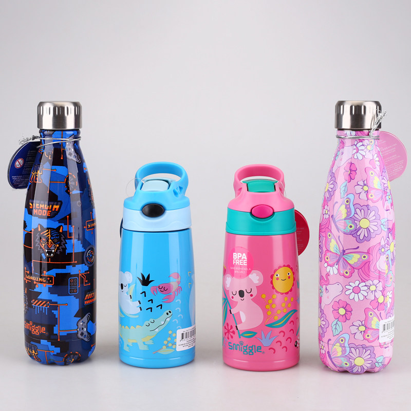 Direct mail spot Australian smiggle kettle student portable stainless steel children's water mouth Cup