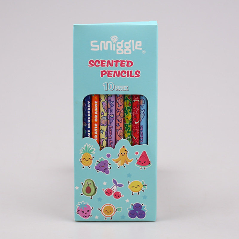 Australian smiggle Cartoon Pencil pupil HB pencil series gift carton box