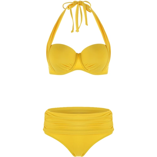 sisia Сексуальный купальник, раздельный бюстгальтер пуш-ап для плавания