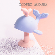  Heguo baby baby molar stick teether soothing rattle toy hand grasping ball Childrens silicone bite music can be boiled
