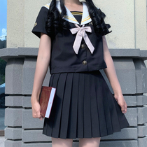 (Concerto) Bad girl jk uniform original Orthodox long sleeve size Sailor suit pleated skirt set spring and summer