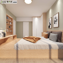 Wheishang Hong Kong Free Door-to-door Size Order Made Furniture Overall Tatami Terrace Bed Design Custom Original Wood Color