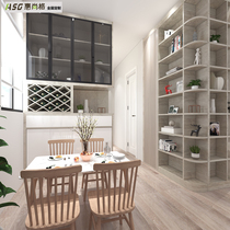 Hong Kong Furniture Custom Table Dining Side Cabinet Wine Cabinet Design Set Up Door-to-door Installation Free Design Measuring Dimensions