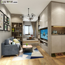 Hui Shangge Hong Kong living room Japanese tatami bed custom shoe cabinet TV cabinet Shenzhen custom furniture overall design