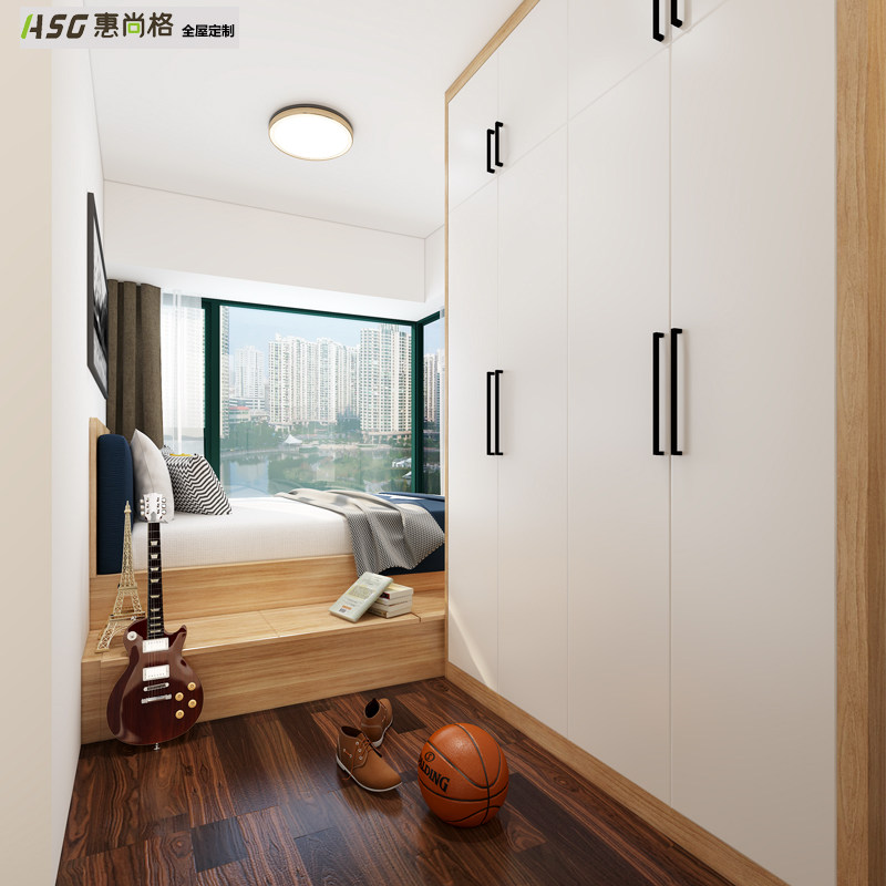 Wheishang Hong Kong Free Degree Ruler Made Furniture Bedroom Terrace With Wardrobe Overall Customised Design Multi-Laminate Ecology