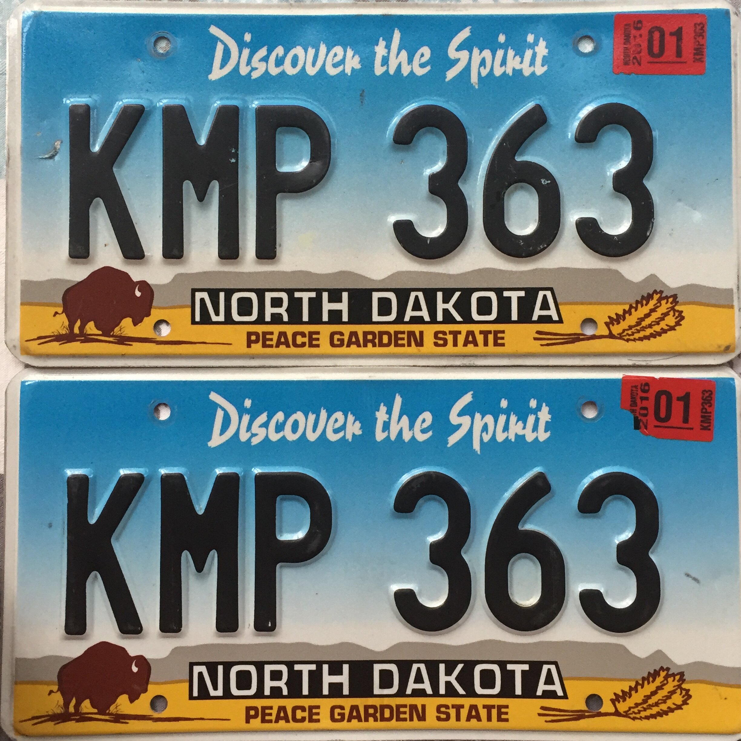 NorthDakota ND North Dakota KMP363 Car Old Restoration Antique Collection Collection