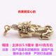 Chinese style copper ornaments pure brass Pixiu key chain pendant car chain pendant men and women creative handmade boutique