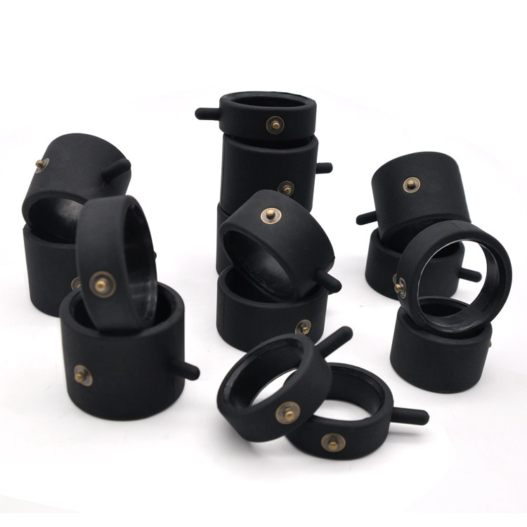 Electric shock men's silicone pendant chastity lock penis ring scrotum bondage alternative adult products with wire