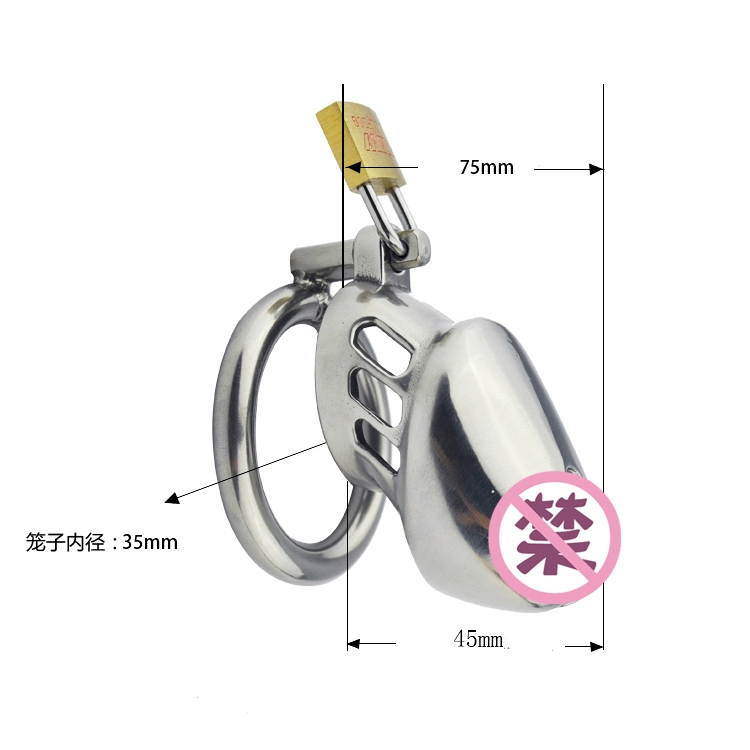 Tù Chim Kim Loại Chính Hãng CB6000S Thép Không gỉ CB Khóa Khiết Tịnh Thiết Bị Trinh Tiết/Kim Loại Thiết Bị Trinh Tiết Chống Tay