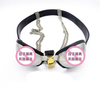 Prison bird alternative sex interest anti-wolf artifact female stainless steel bra chastity massage clothing bra bra metal underwear