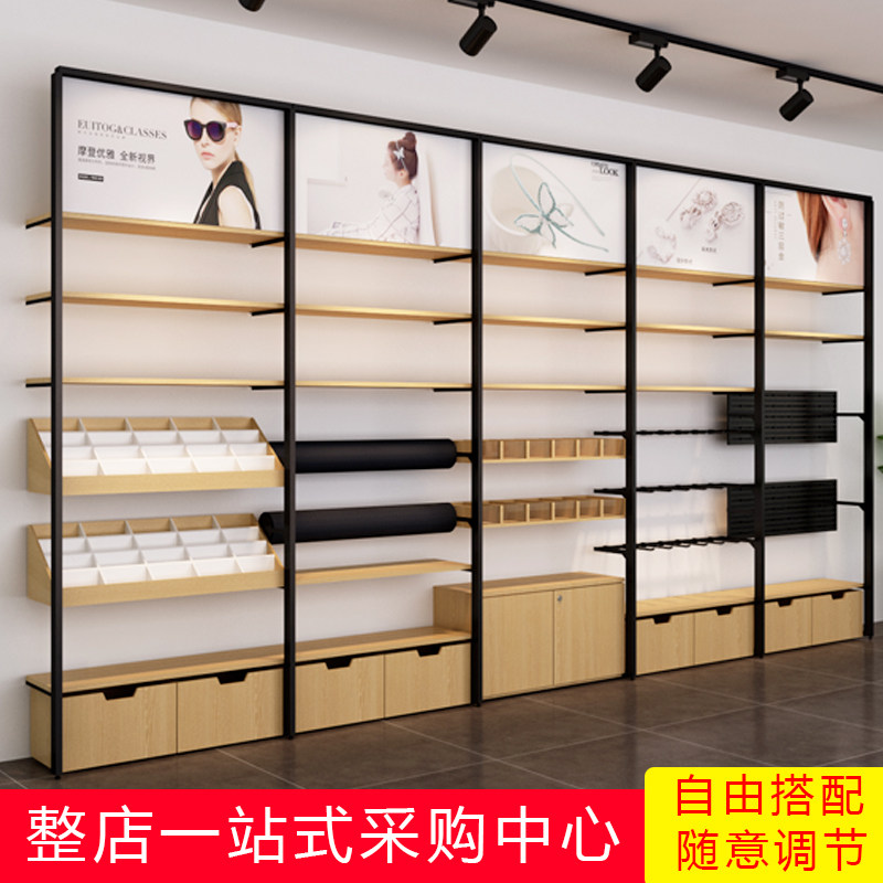 Fame Shelf Show Rack Boutique Accessories Shop Shelving Mother & Baby Pets Stationery Shop Mobile Phone Accessories Exhibition Cabinet 