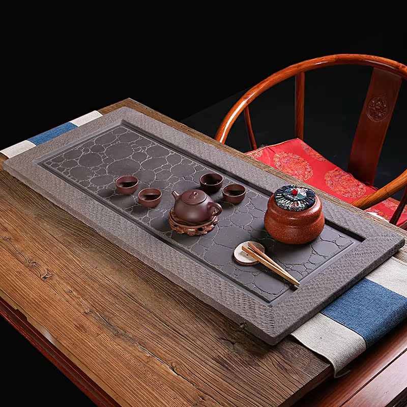 Qiao mu JS yixing purple sand tea tray tray was contracted drainage tea tray case kombucha tea tea tea tea