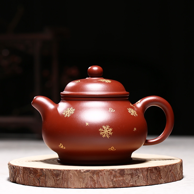 Qiao mu YM yixing undressed ore ceramic tea pot - famous pure checking pot of kung fu tea set dahongpao pot pan