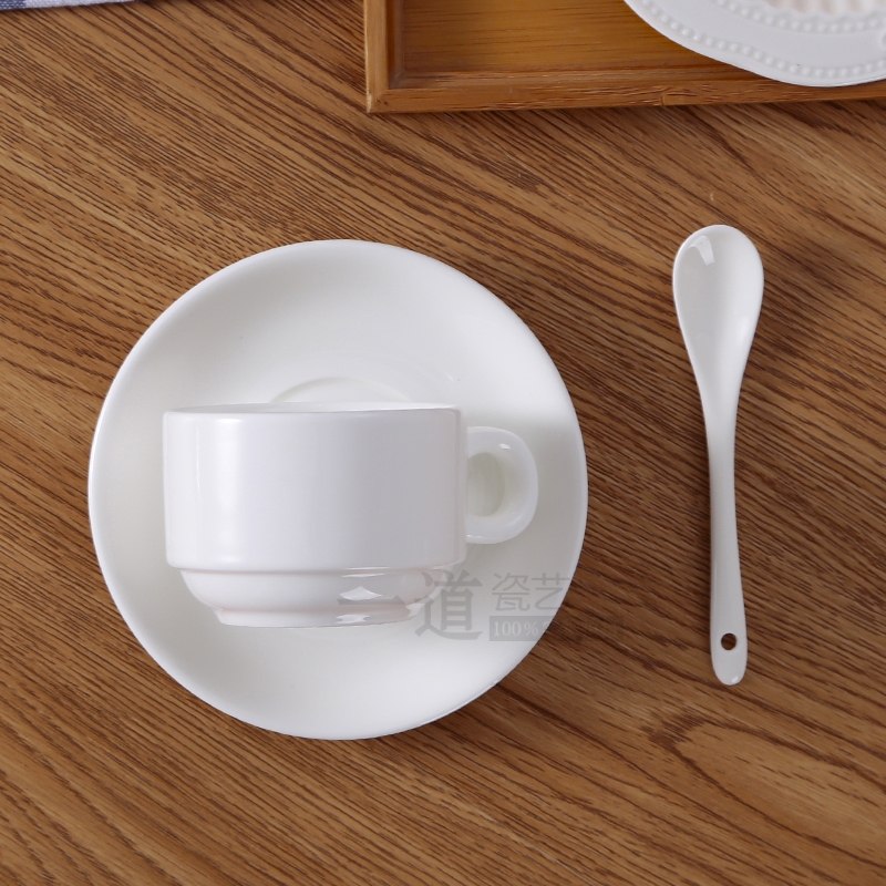Qiao mu coffee cup set ceramic hotel tableware places cup of milk tea cup contracted coffee cups spent tea cups