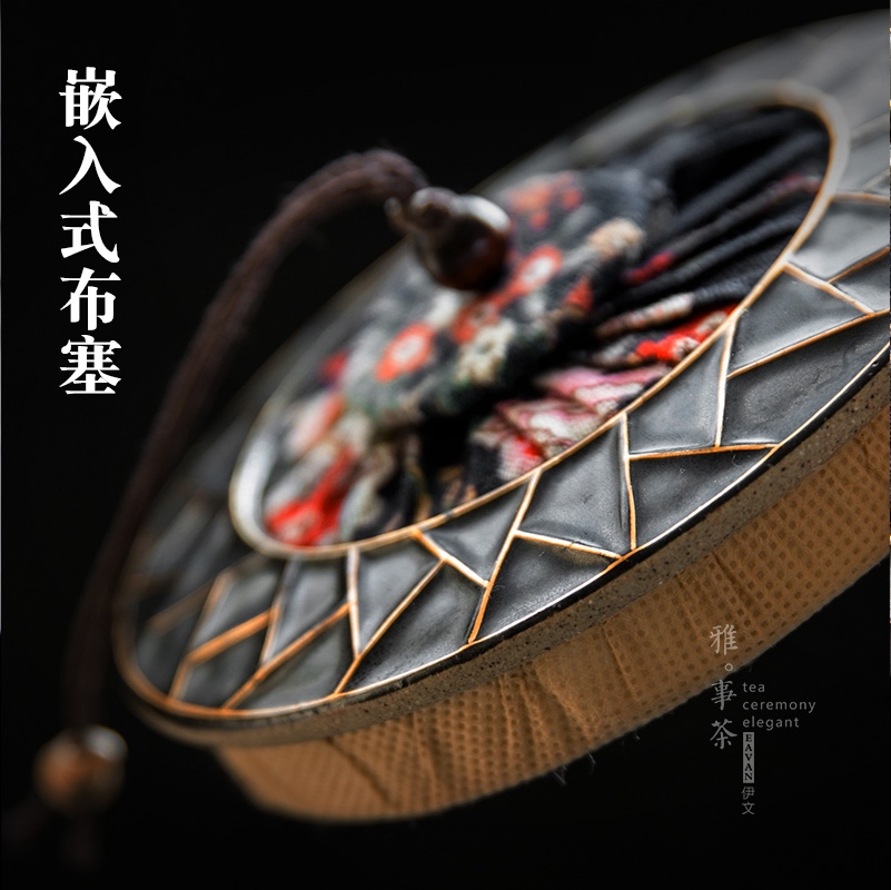 Mu YWT monochrome paper - cut caddy fixings ceramic POTS kung fu tea accessories creative storage sealed as cans of restoring ancient ways